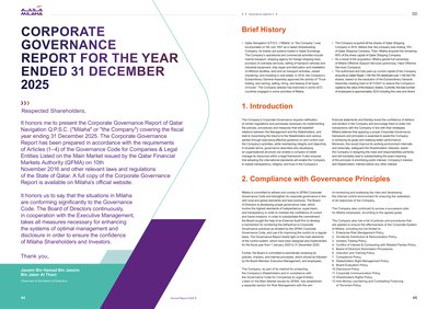 Qatar Navigation QPSC 2025 Corporate Governance Report