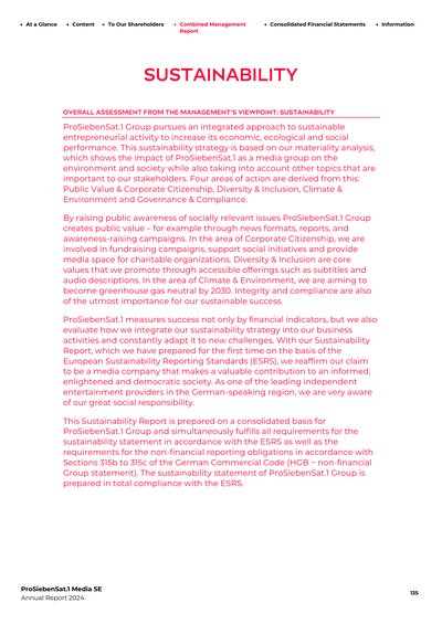 ProSiebenSat.1 Media SE 2024 Sustainability Report