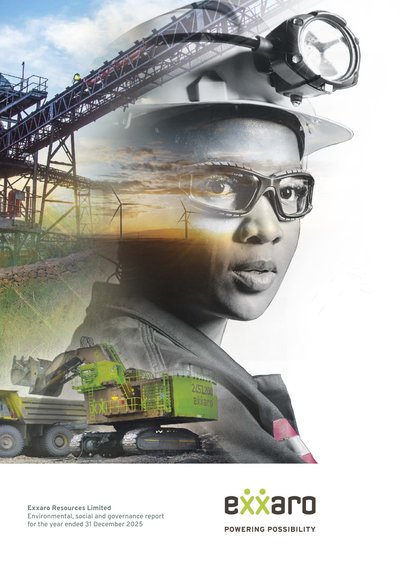 Exxaro Resources Ltd 2025 Environmental, Social and Governance Report