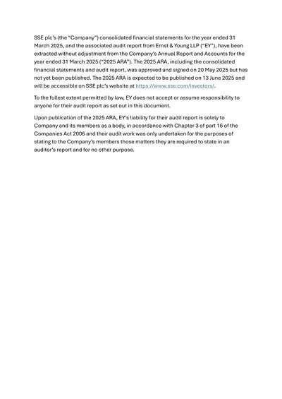 SSE PLC 2025 Annual Report