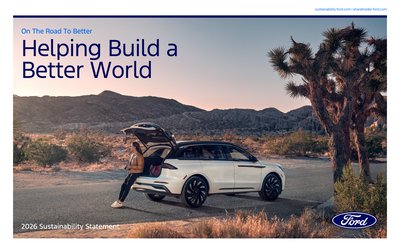Ford Motor Co 2026 Sustainability Statement