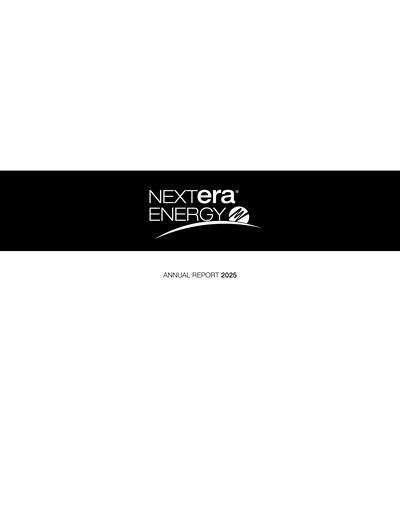 NextEra Energy Inc 2025 Annual Report